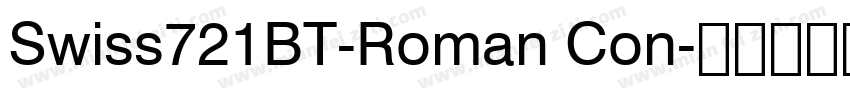 Swiss721BT-Roman Con字体转换